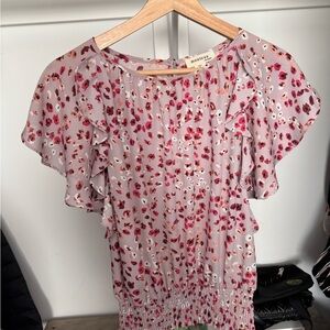 Women's Floral Top - Pink